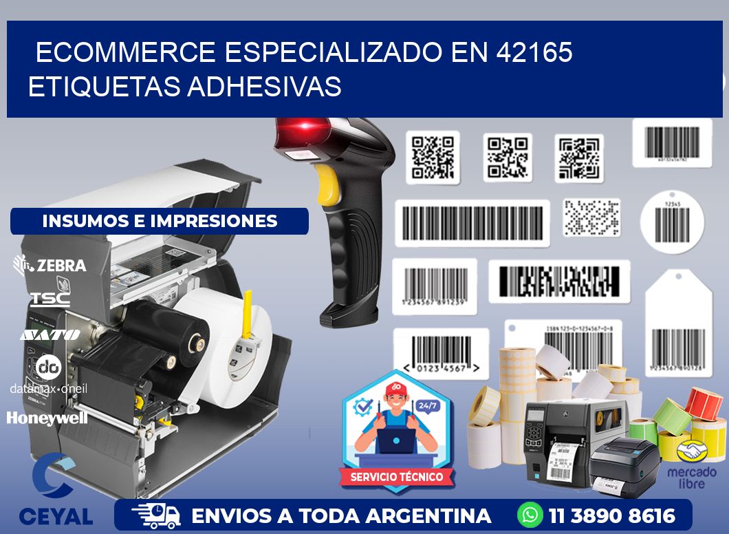 Ecommerce Especializado en 42165 Etiquetas Adhesivas