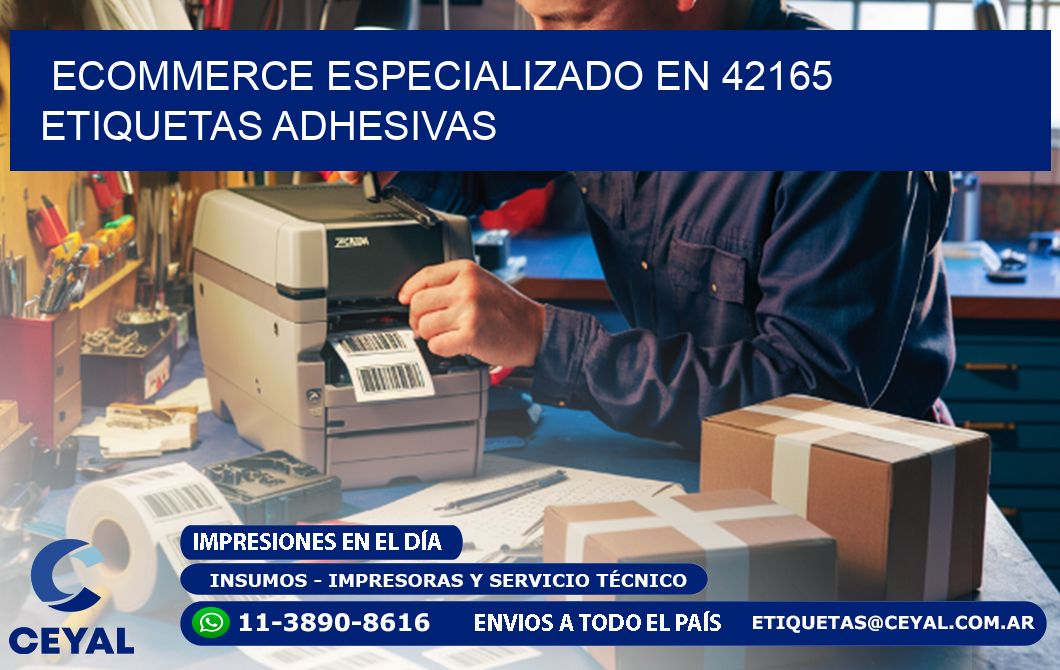 Ecommerce Especializado en 42165 Etiquetas Adhesivas