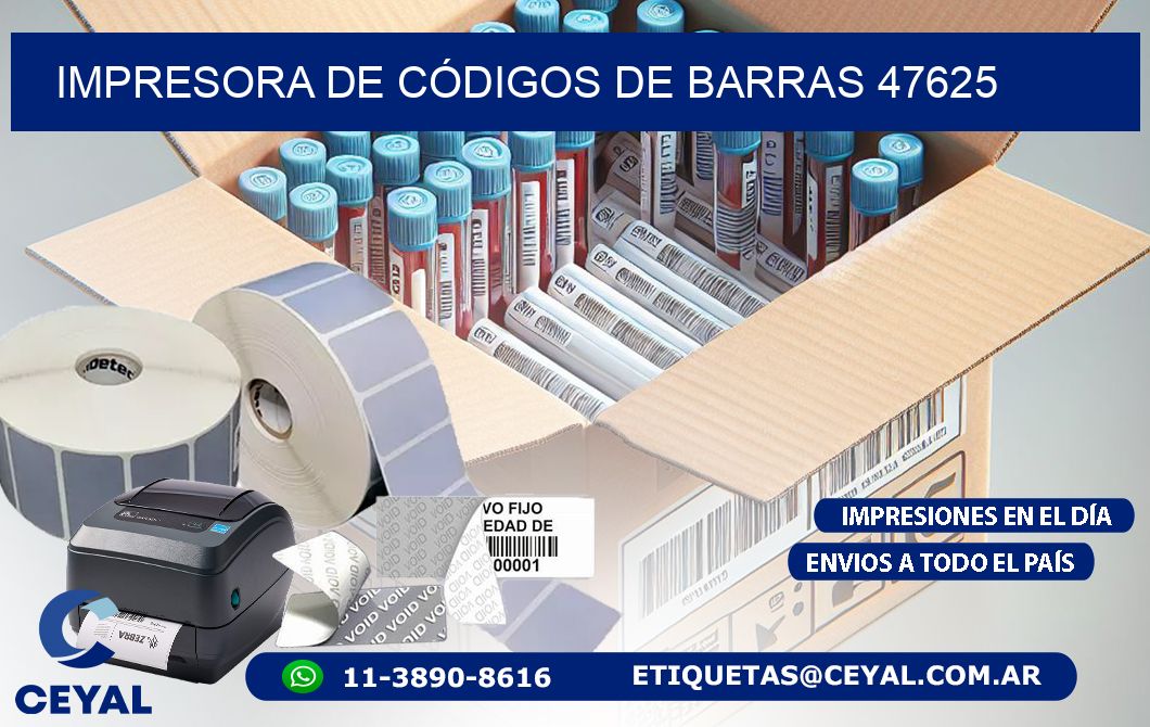 IMPRESORA DE CÓDIGOS DE BARRAS 47625