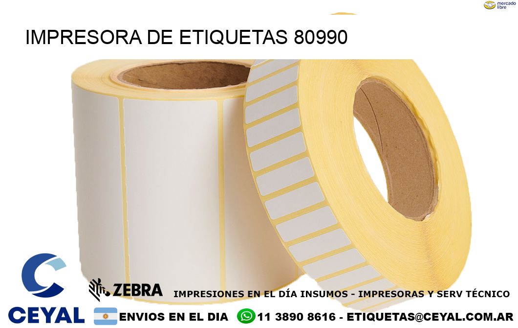 IMPRESORA DE ETIQUETAS 80990