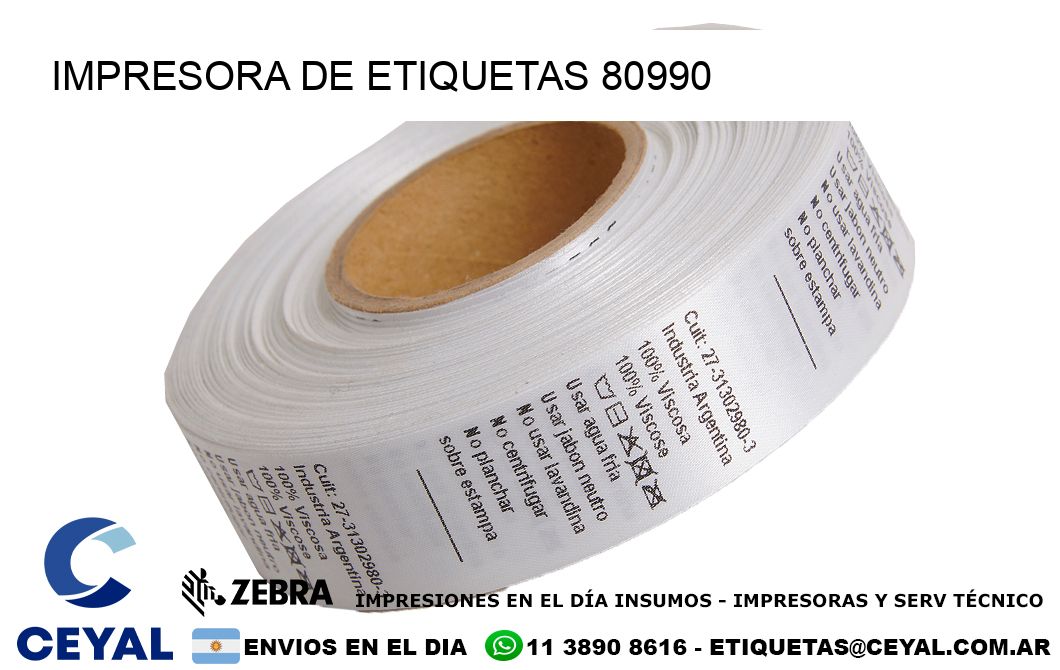 IMPRESORA DE ETIQUETAS 80990