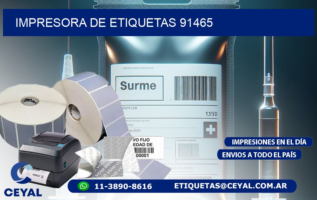 IMPRESORA DE ETIQUETAS 91465