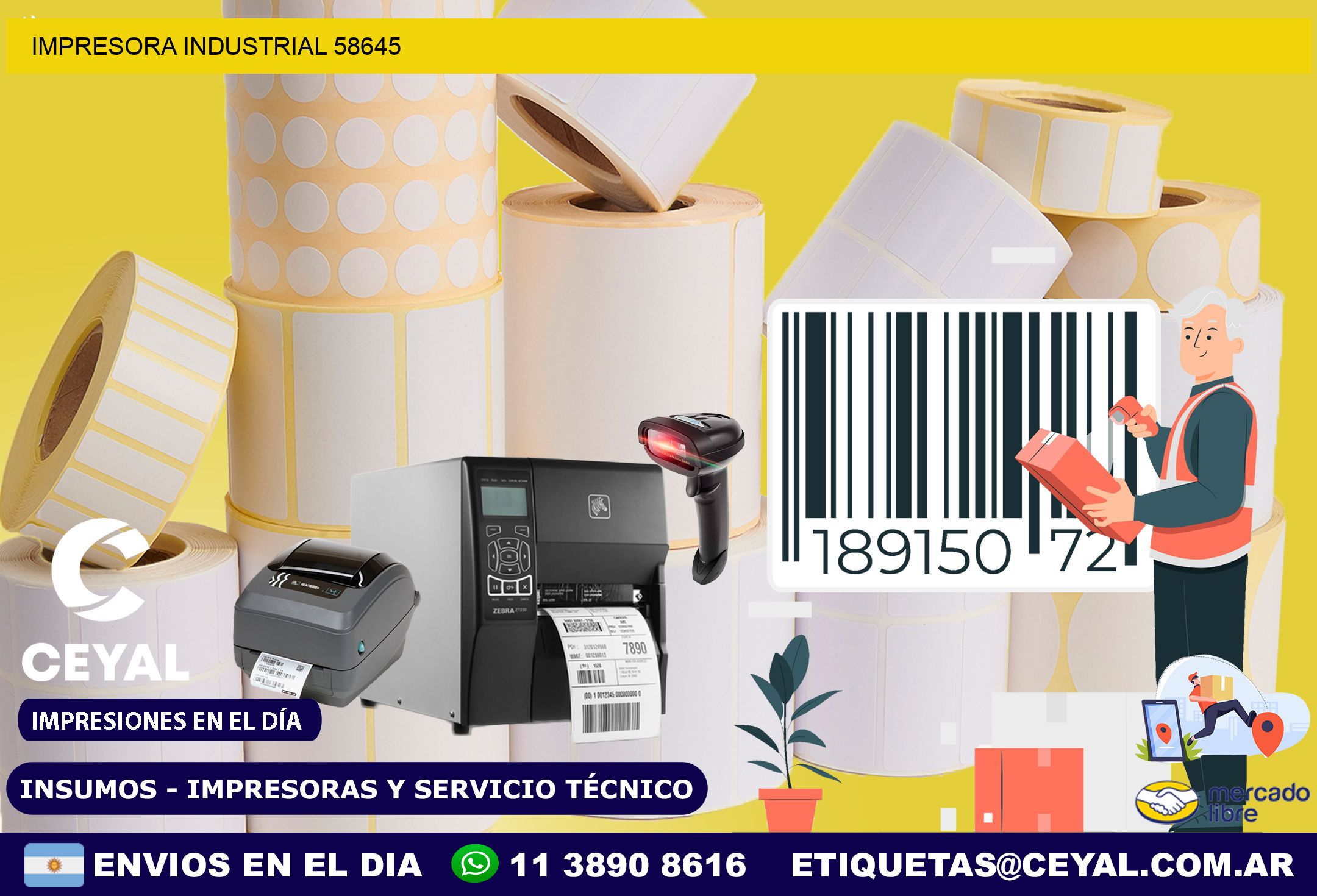 IMPRESORA INDUSTRIAL 58645