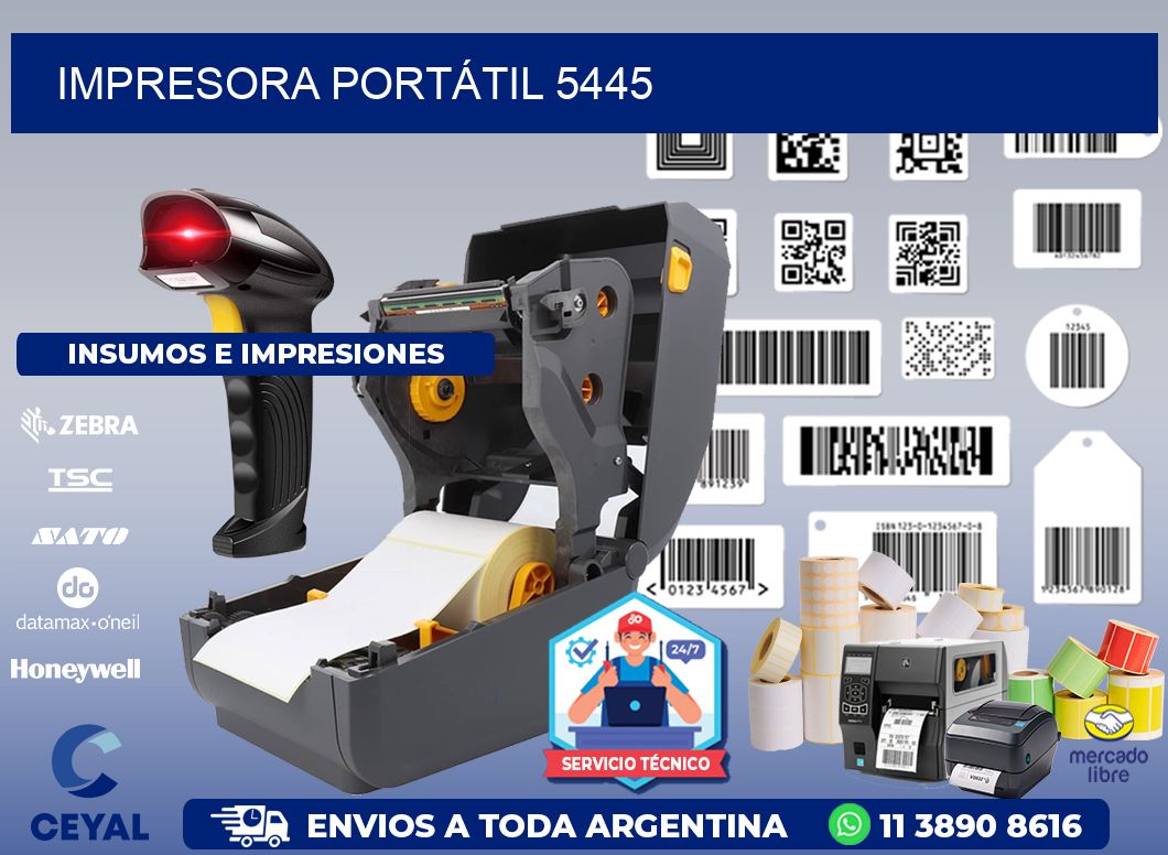 IMPRESORA PORTÁTIL 5445