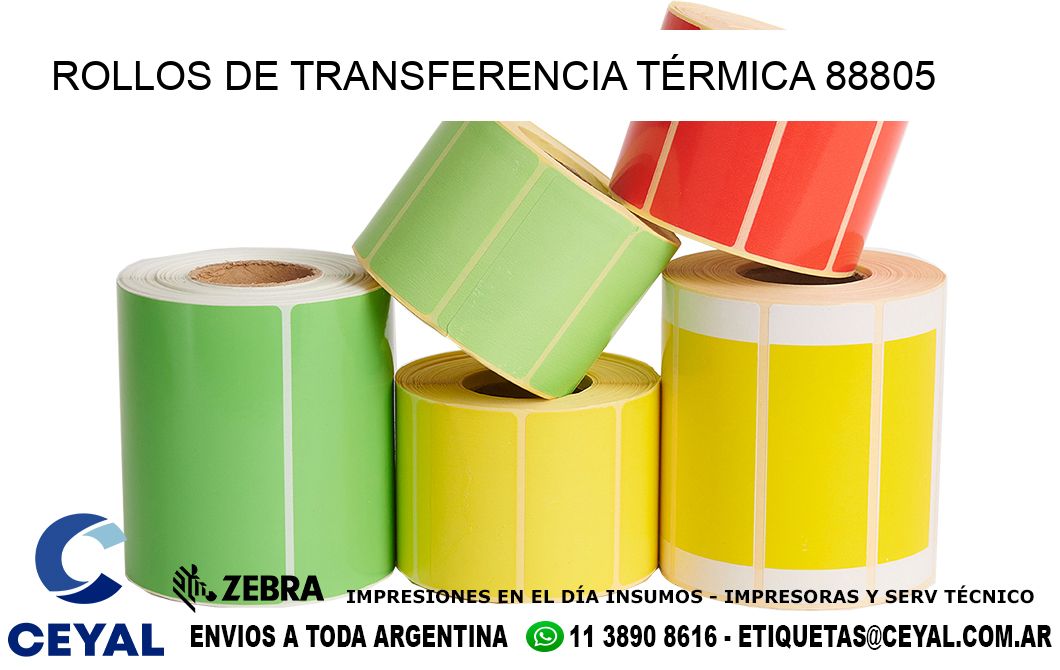 ROLLOS DE TRANSFERENCIA TÉRMICA 88805