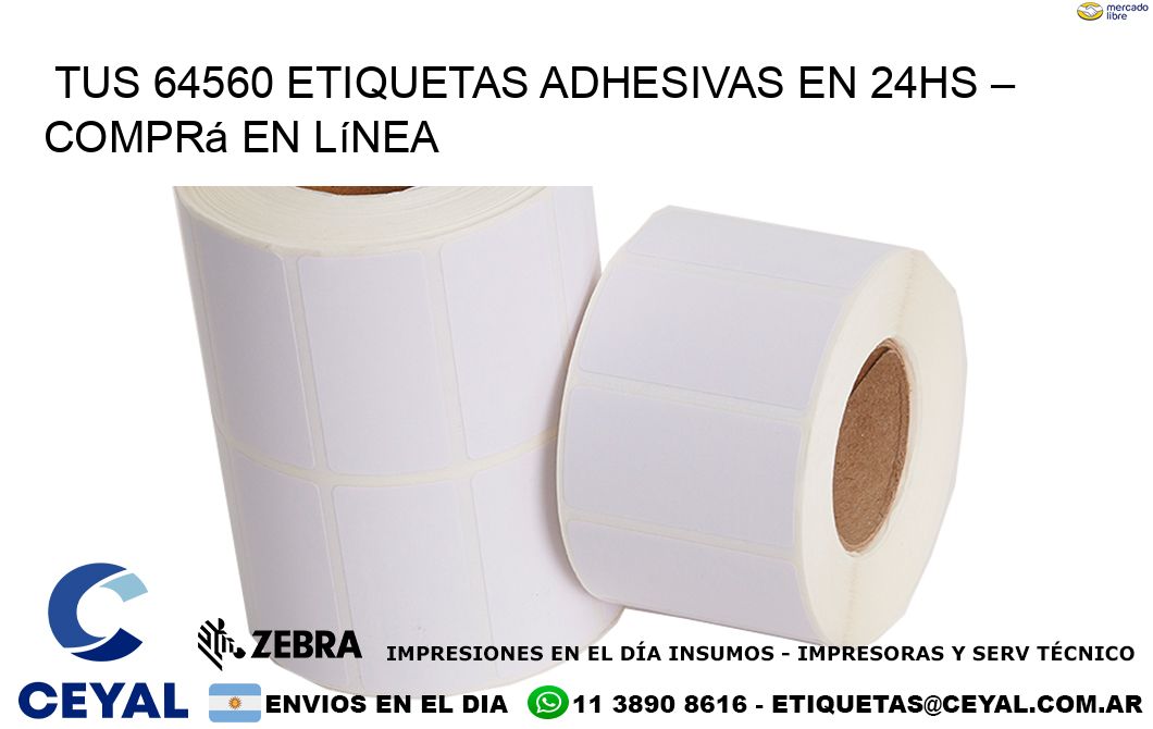 Tus 64560 Etiquetas Adhesivas en 24hs – Comprá en Línea