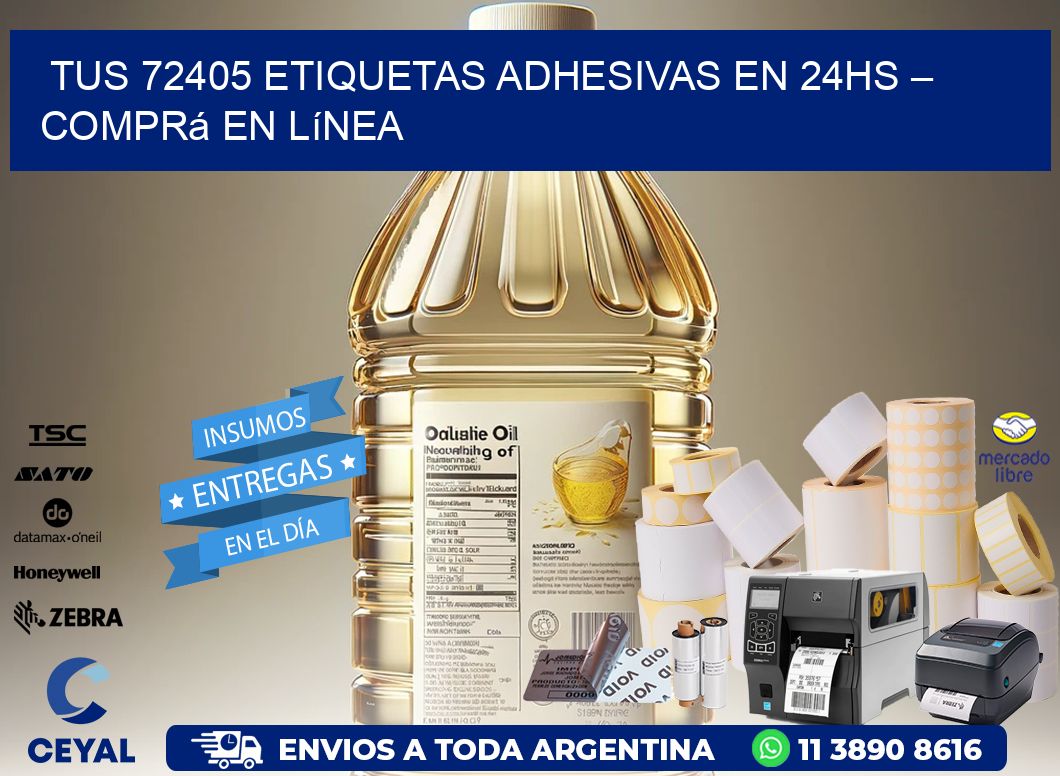 Tus 72405 Etiquetas Adhesivas en 24hs – Comprá en Línea