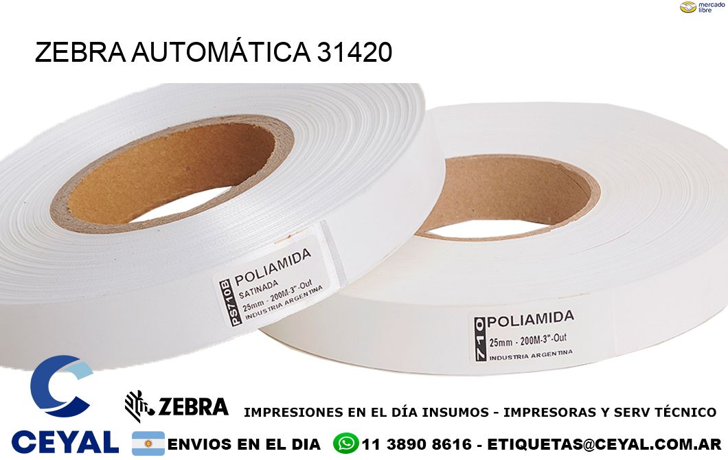 ZEBRA AUTOMÁTICA 31420