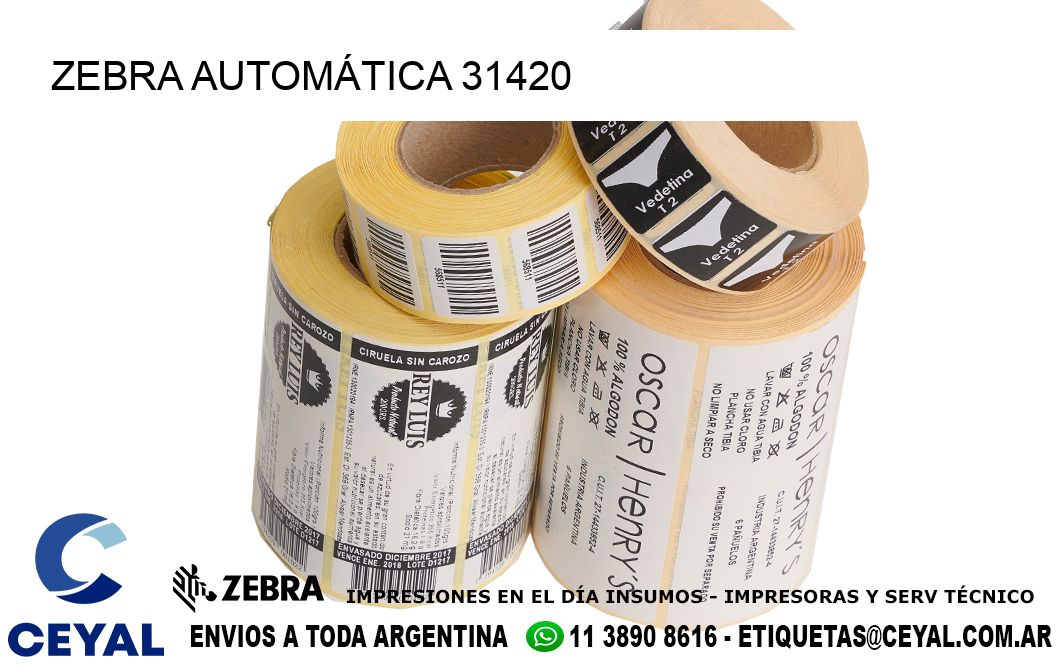 ZEBRA AUTOMÁTICA 31420