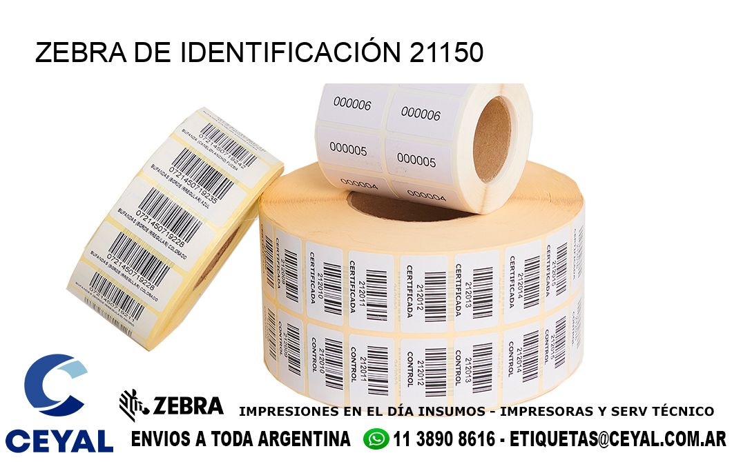 ZEBRA DE IDENTIFICACIÓN 21150