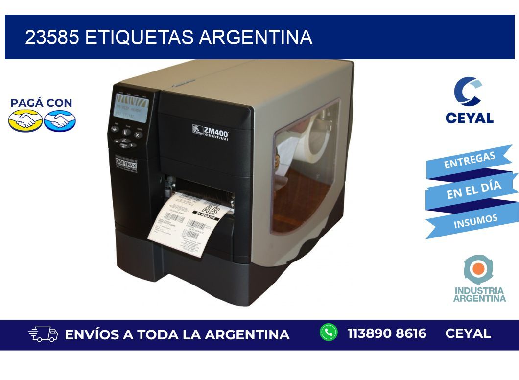 23585 etiquetas argentina