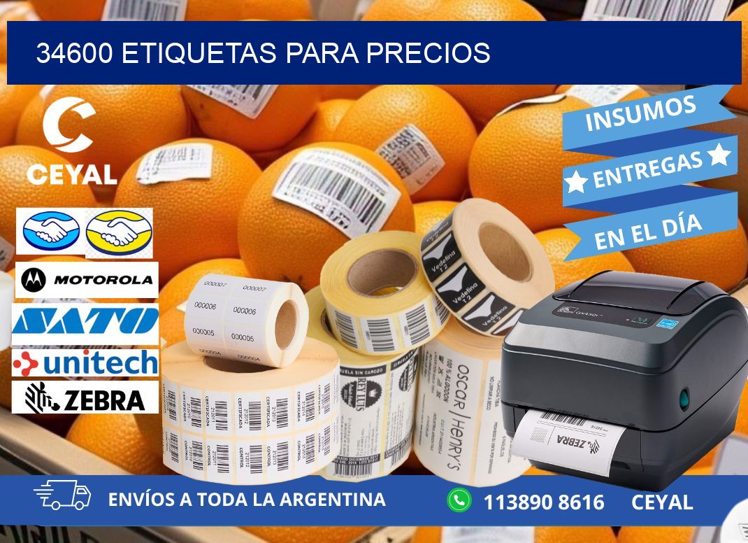 34600 ETIQUETAS PARA PRECIOS