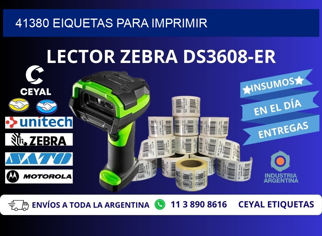 41380 EIQUETAS PARA IMPRIMIR