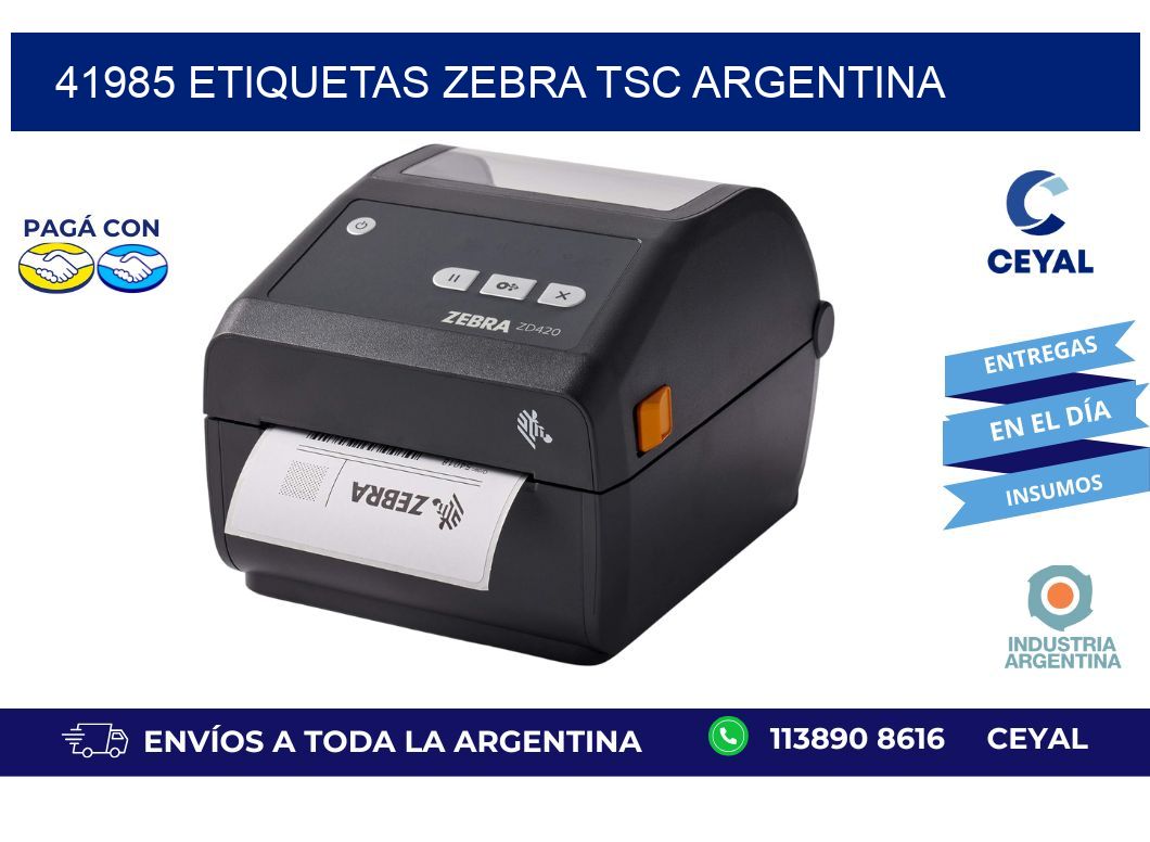 41985 etiquetas zebra tsc argentina