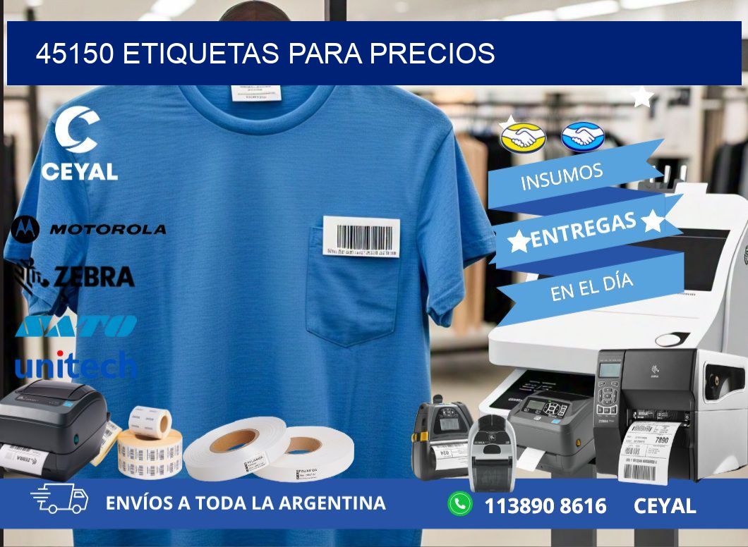 45150 ETIQUETAS PARA PRECIOS