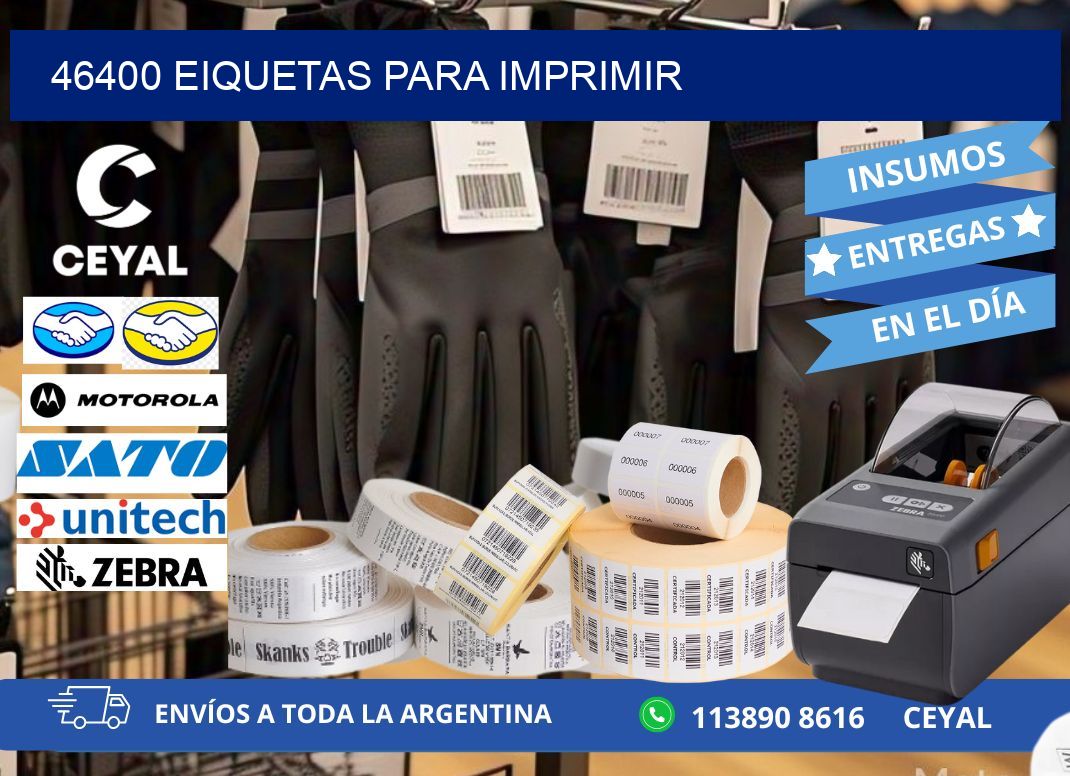 46400 EIQUETAS PARA IMPRIMIR