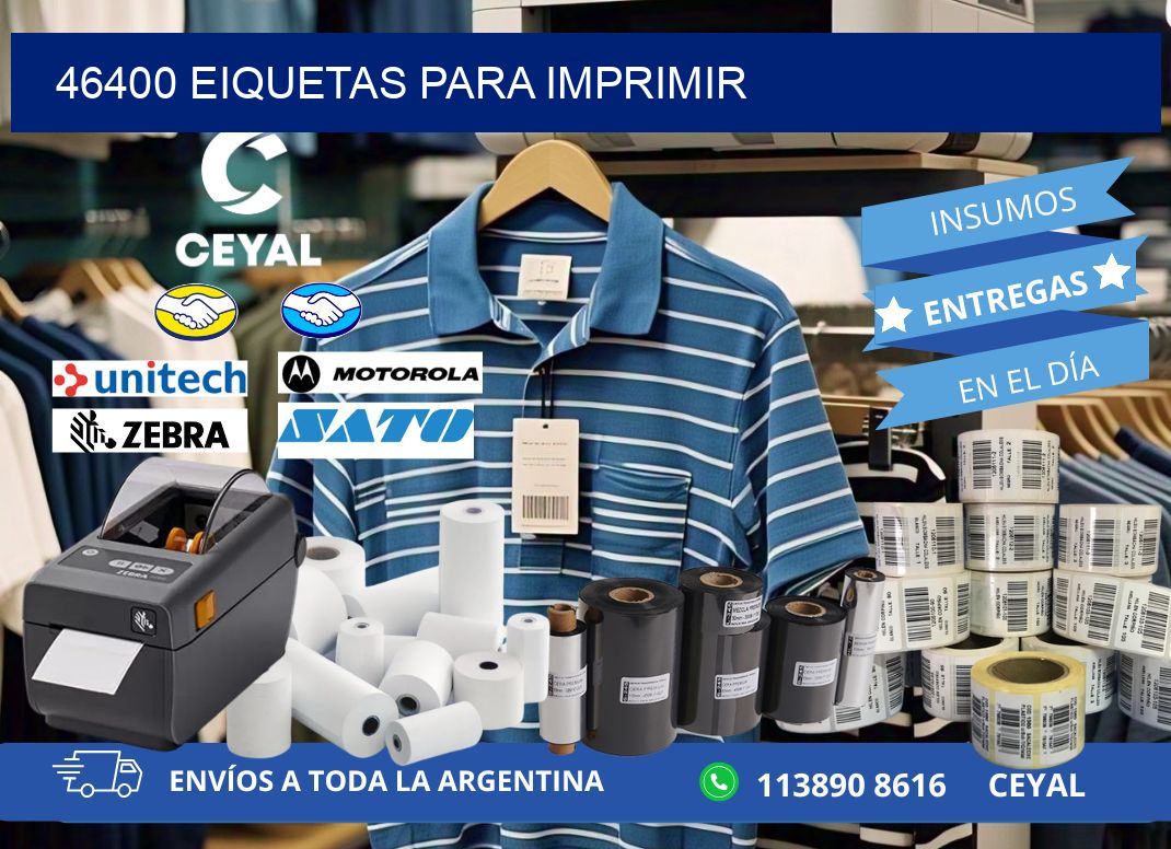 46400 EIQUETAS PARA IMPRIMIR