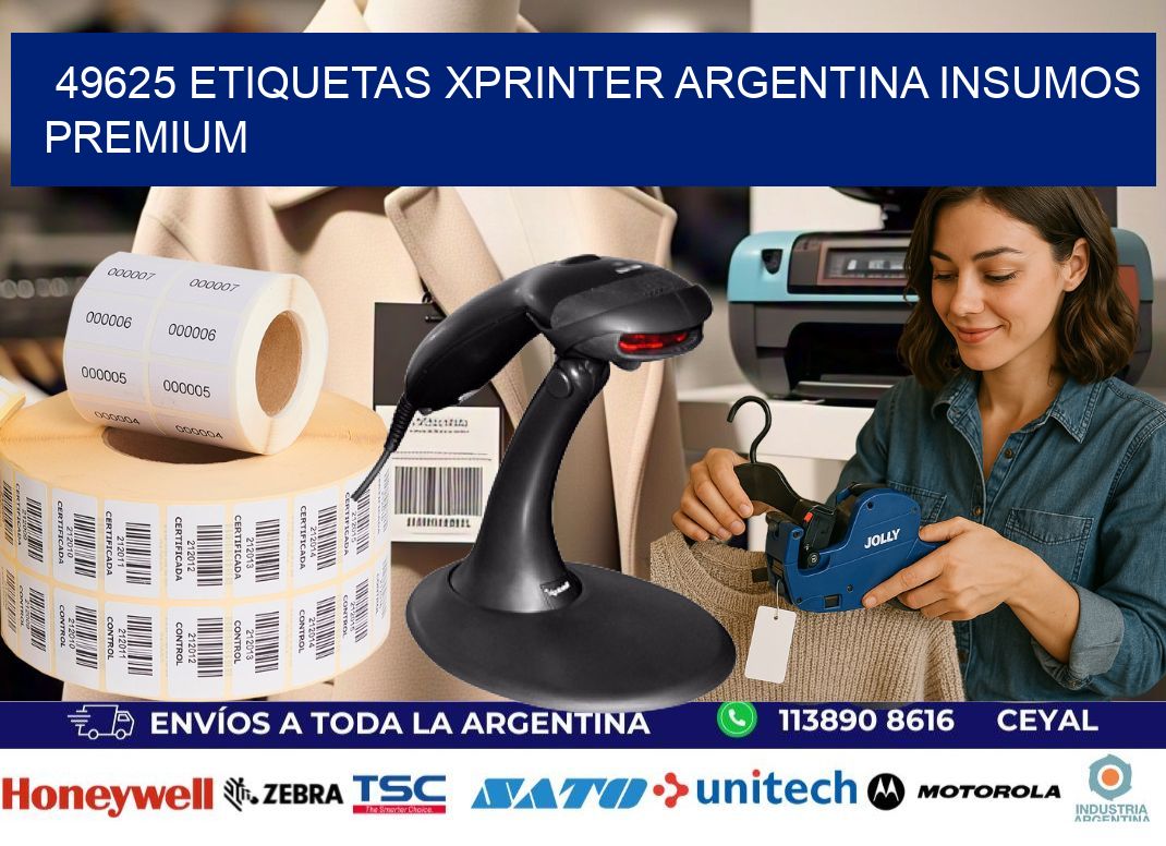 49625 etiquetas xprinter argentina INSUMOS PREMIUM
