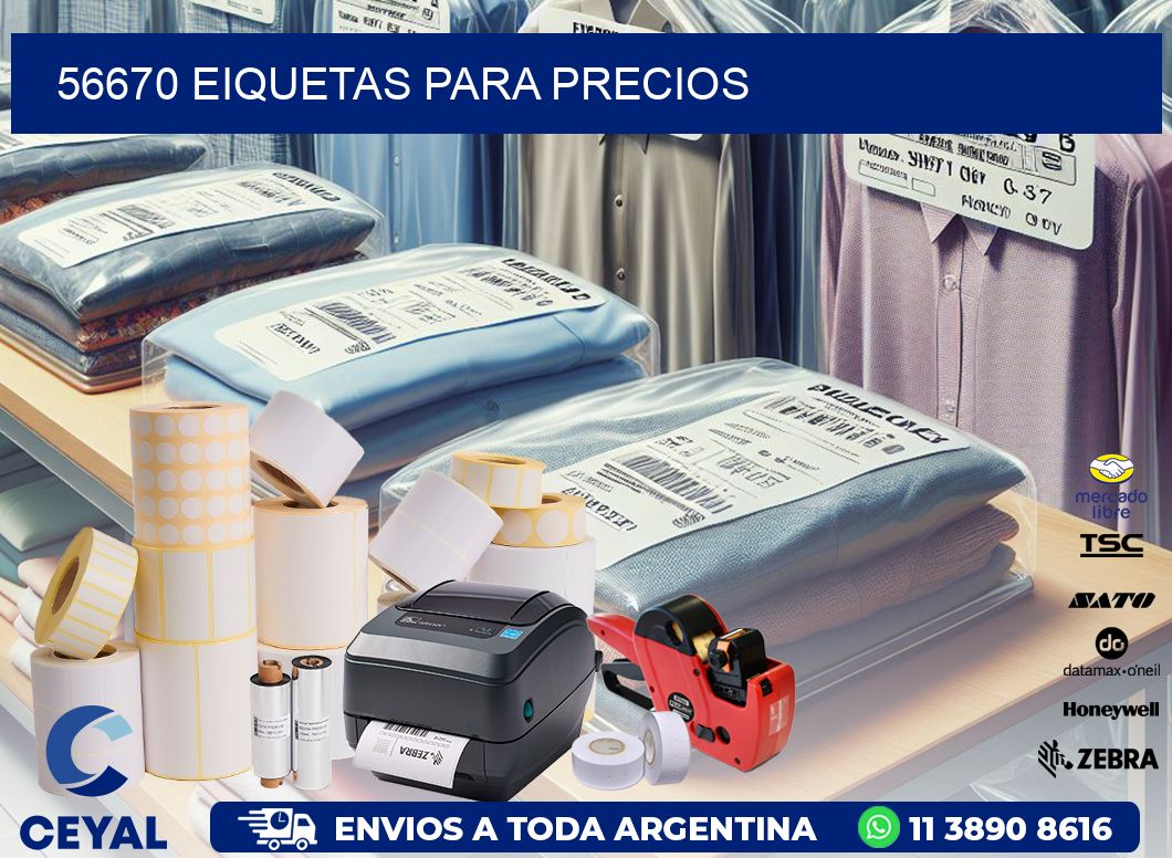 56670 EIQUETAS PARA PRECIOS