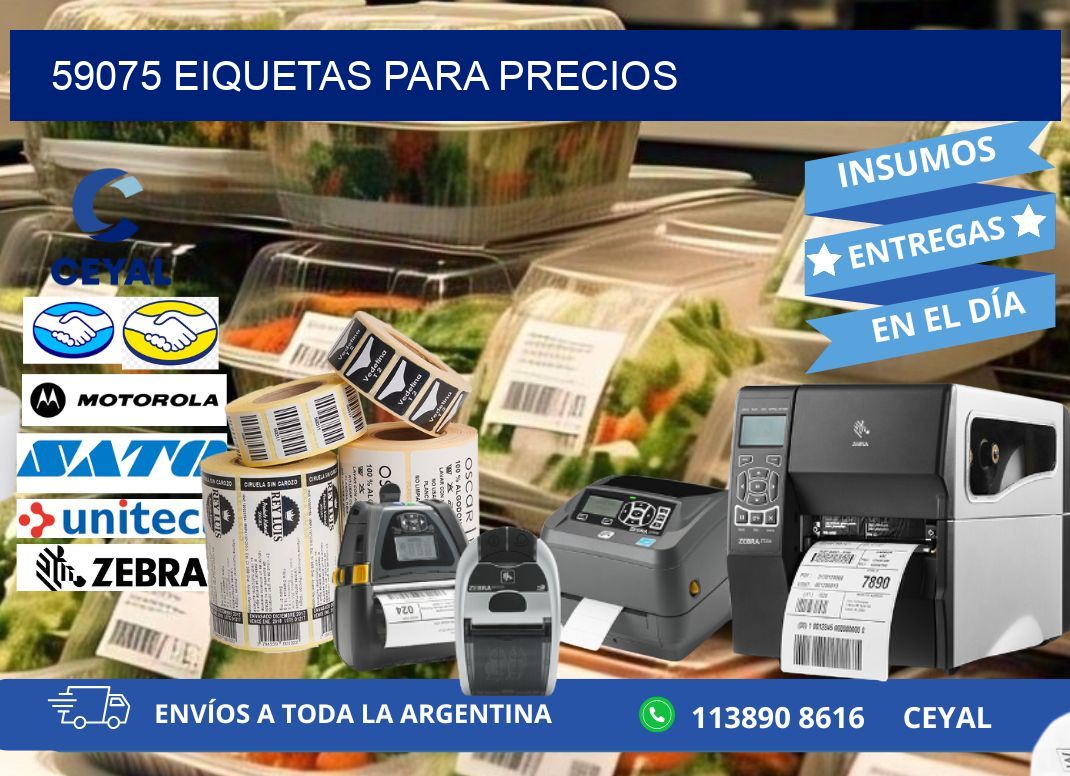 59075 EIQUETAS PARA PRECIOS