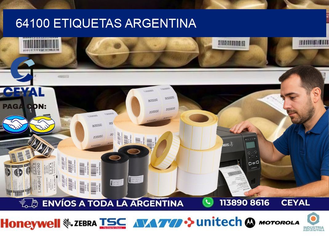 64100 etiquetas argentina