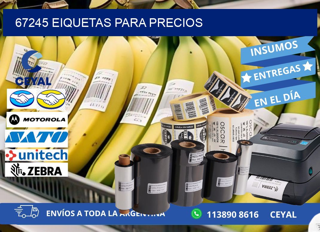 67245 EIQUETAS PARA PRECIOS