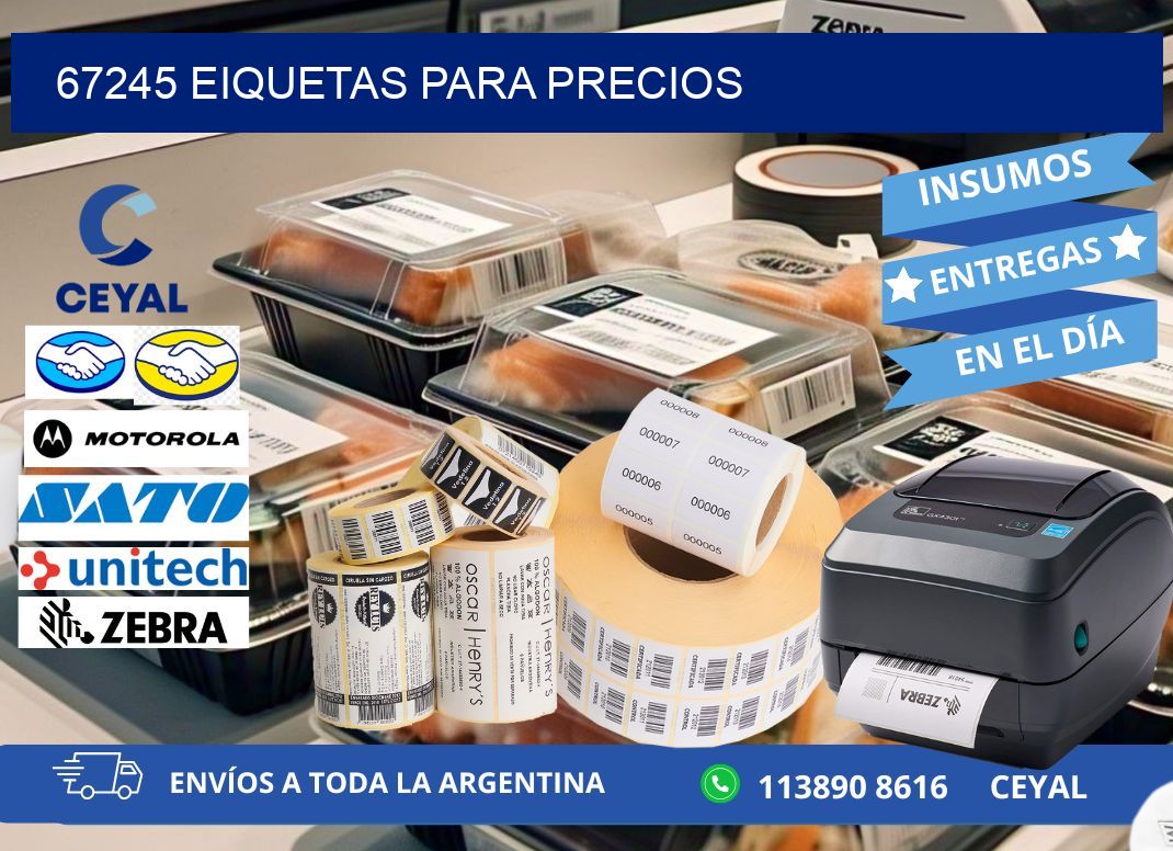 67245 EIQUETAS PARA PRECIOS