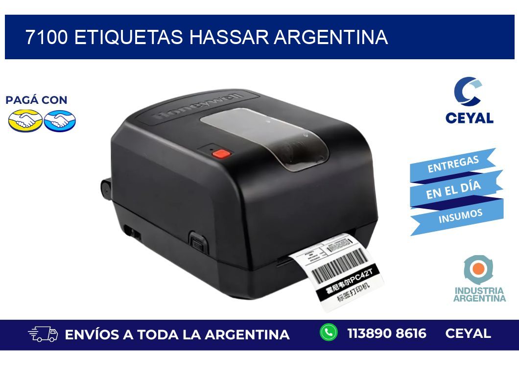7100 etiquetas hassar argentina