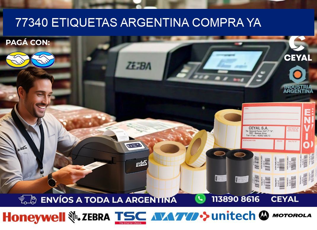 77340 etiquetas argentina COMPRA YA