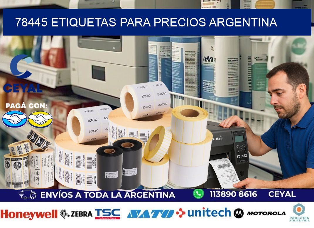 78445 ETIQUETAS PARA PRECIOS ARGENTINA