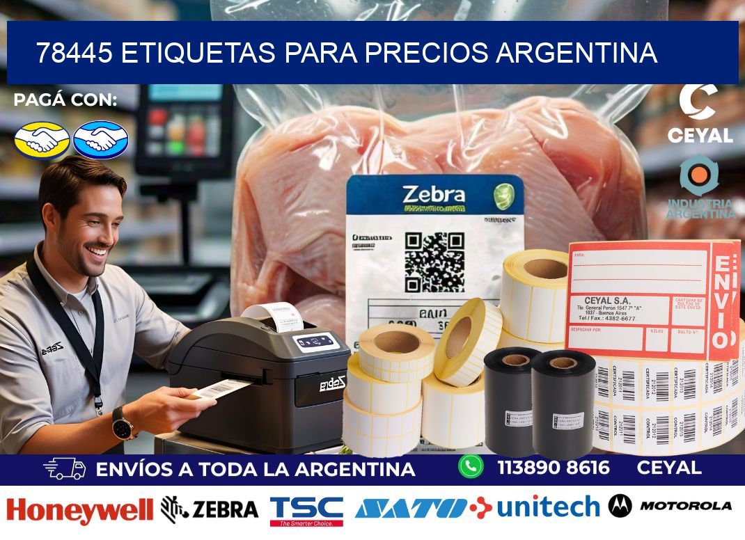78445 ETIQUETAS PARA PRECIOS ARGENTINA
