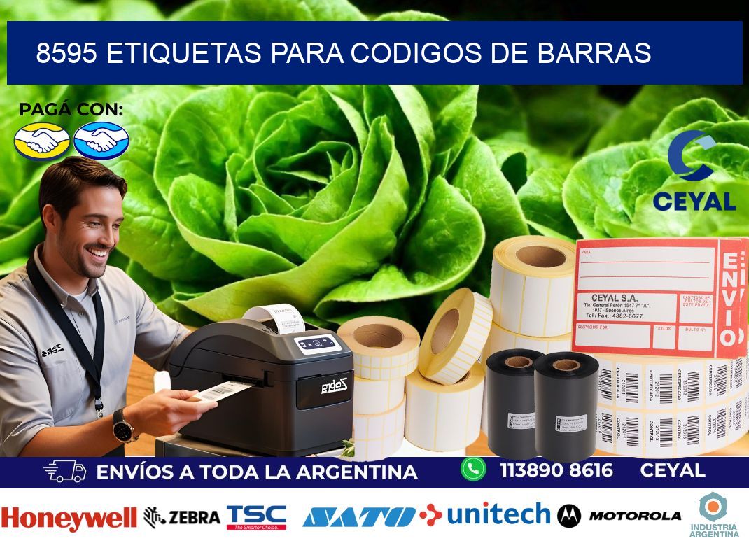 8595 ETIQUETAS PARA CODIGOS DE BARRAS