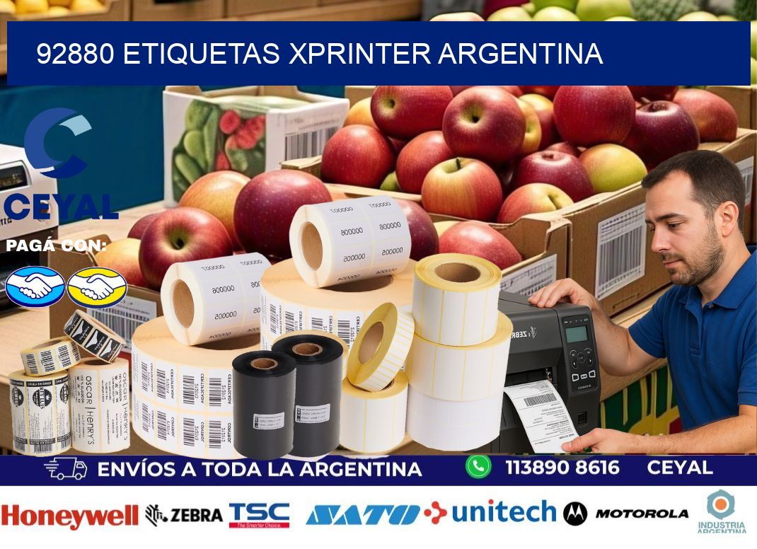 92880 etiquetas xprinter argentina