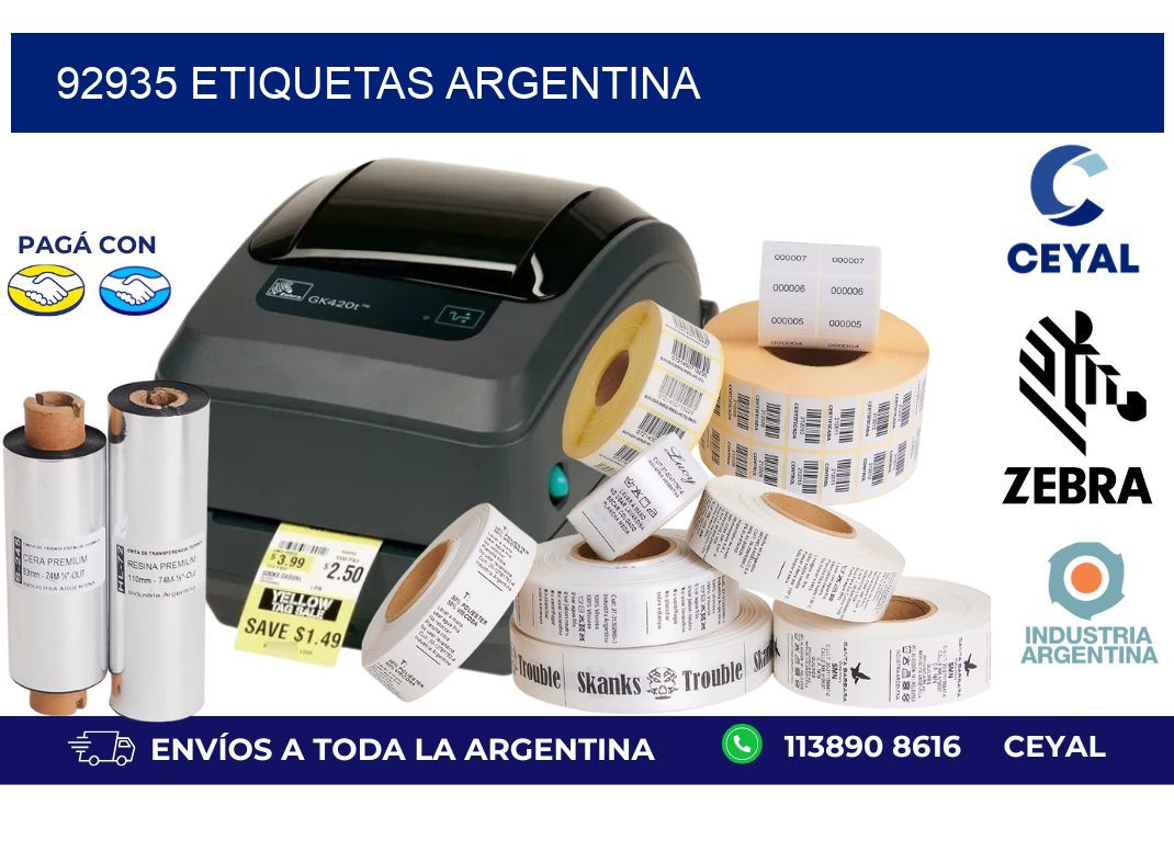 92935 etiquetas argentina