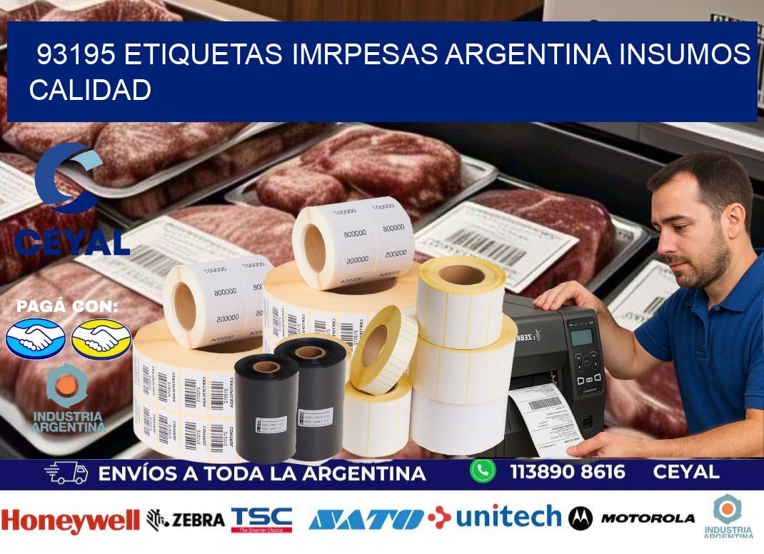 93195 etiquetas imrpesas argentina INSUMOS CALIDAD
