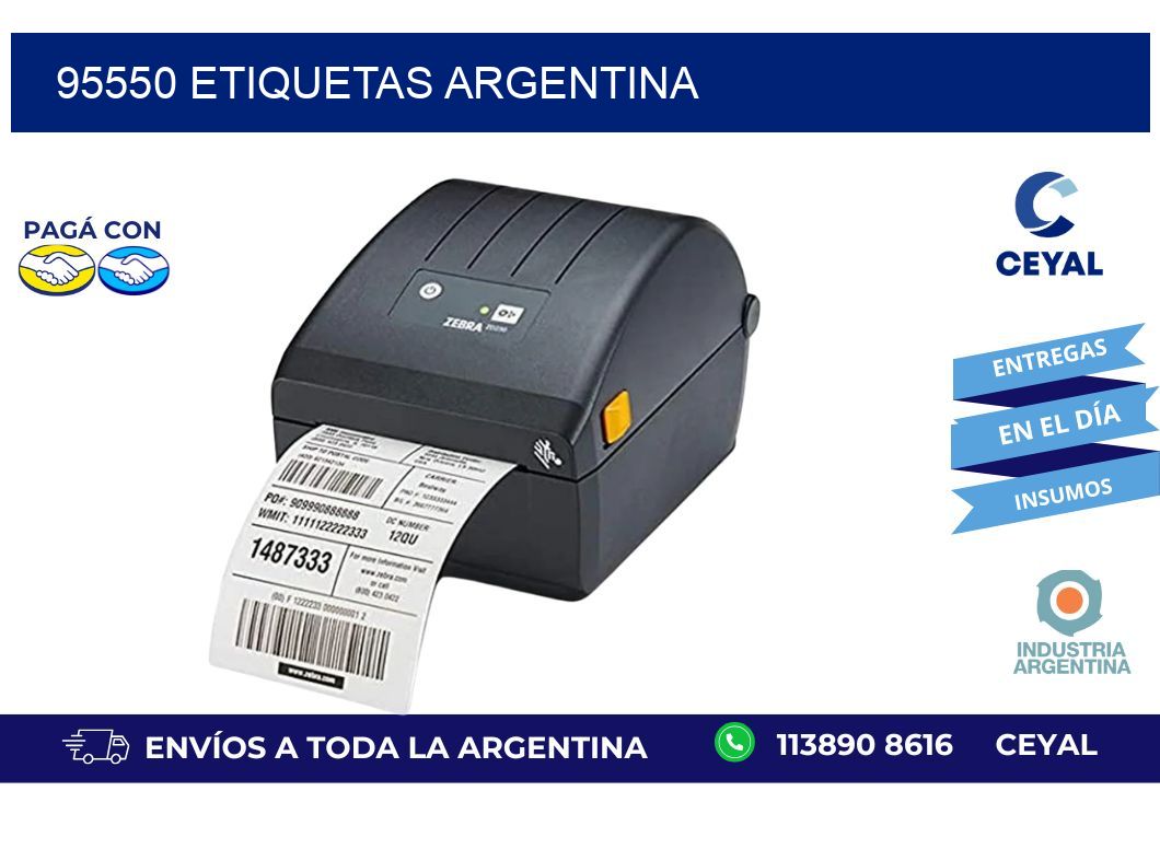 95550 etiquetas argentina