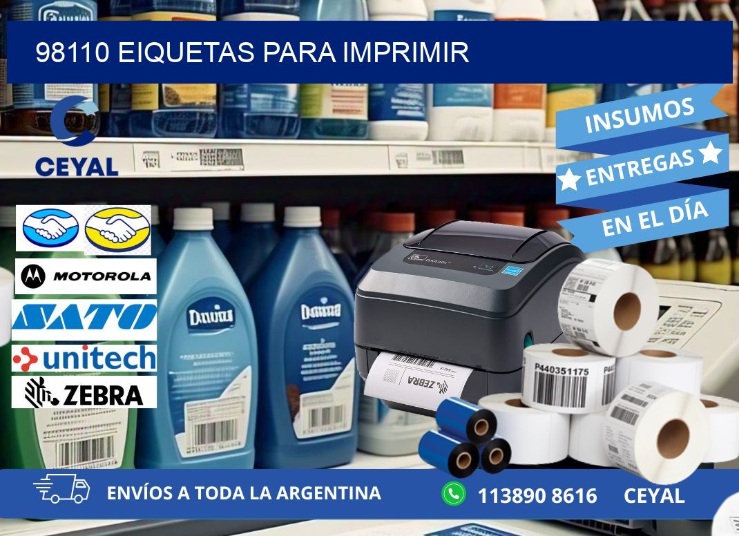 98110 EIQUETAS PARA IMPRIMIR