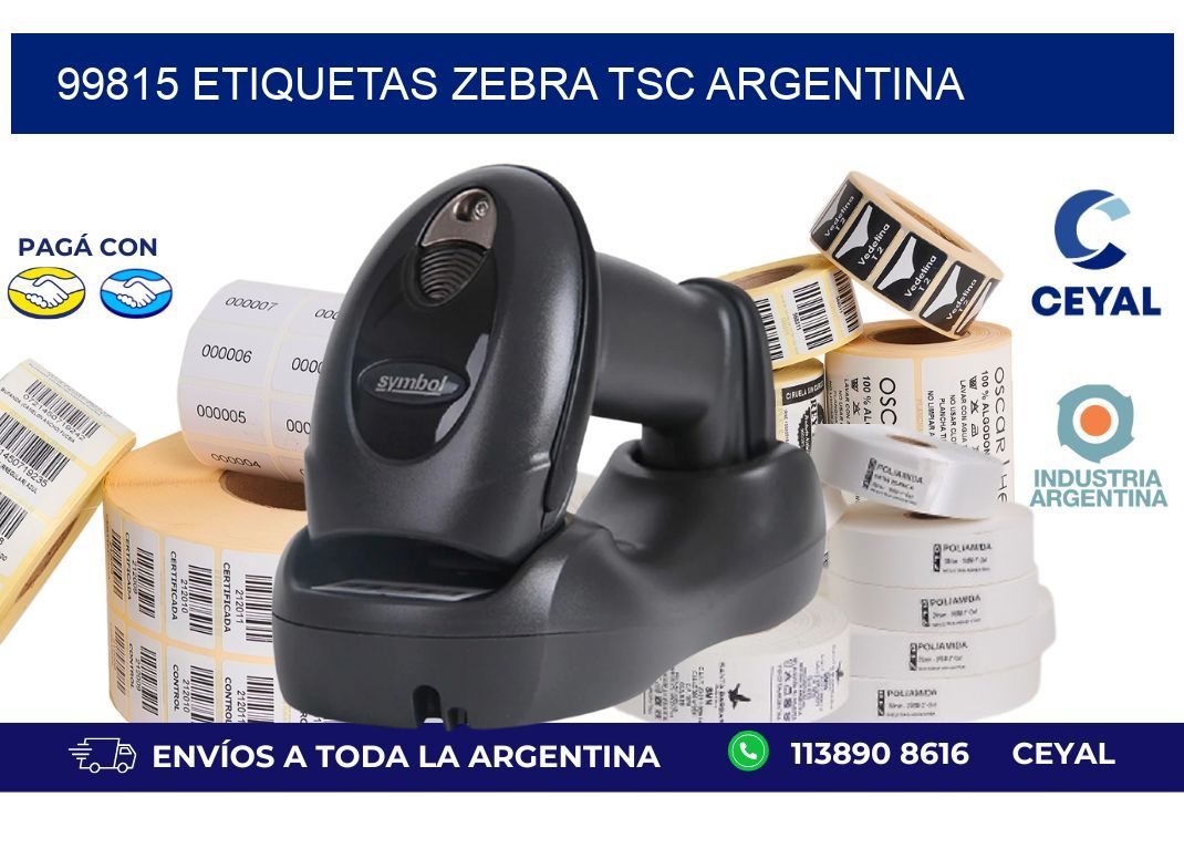 99815 etiquetas zebra tsc argentina
