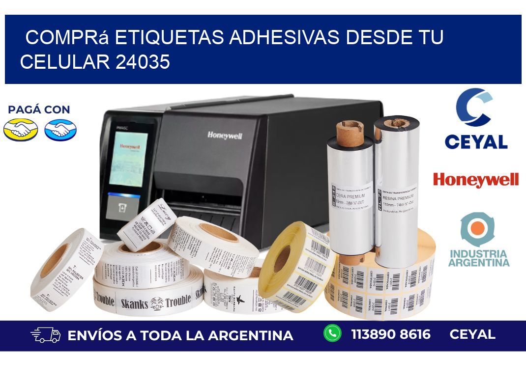 Comprá Etiquetas Adhesivas Desde tu Celular 24035