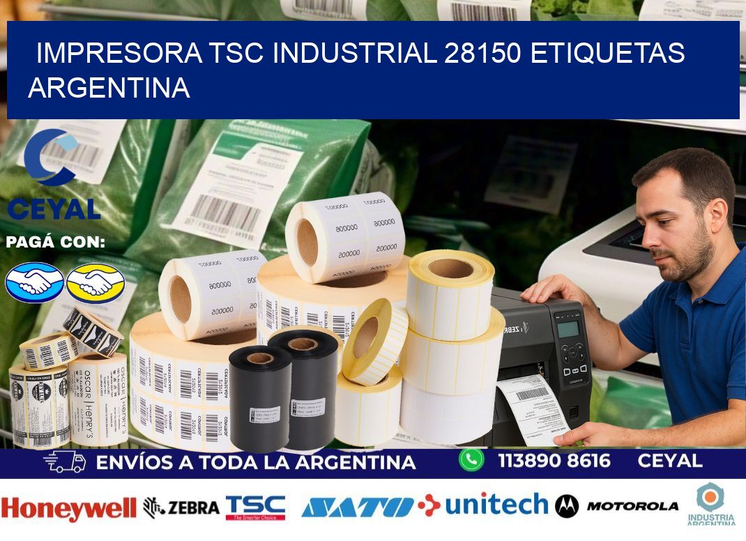 Impresora tsc industrial 28150 etiquetas argentina