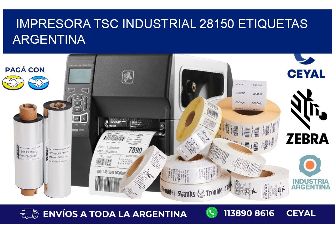 Impresora tsc industrial 28150 etiquetas argentina
