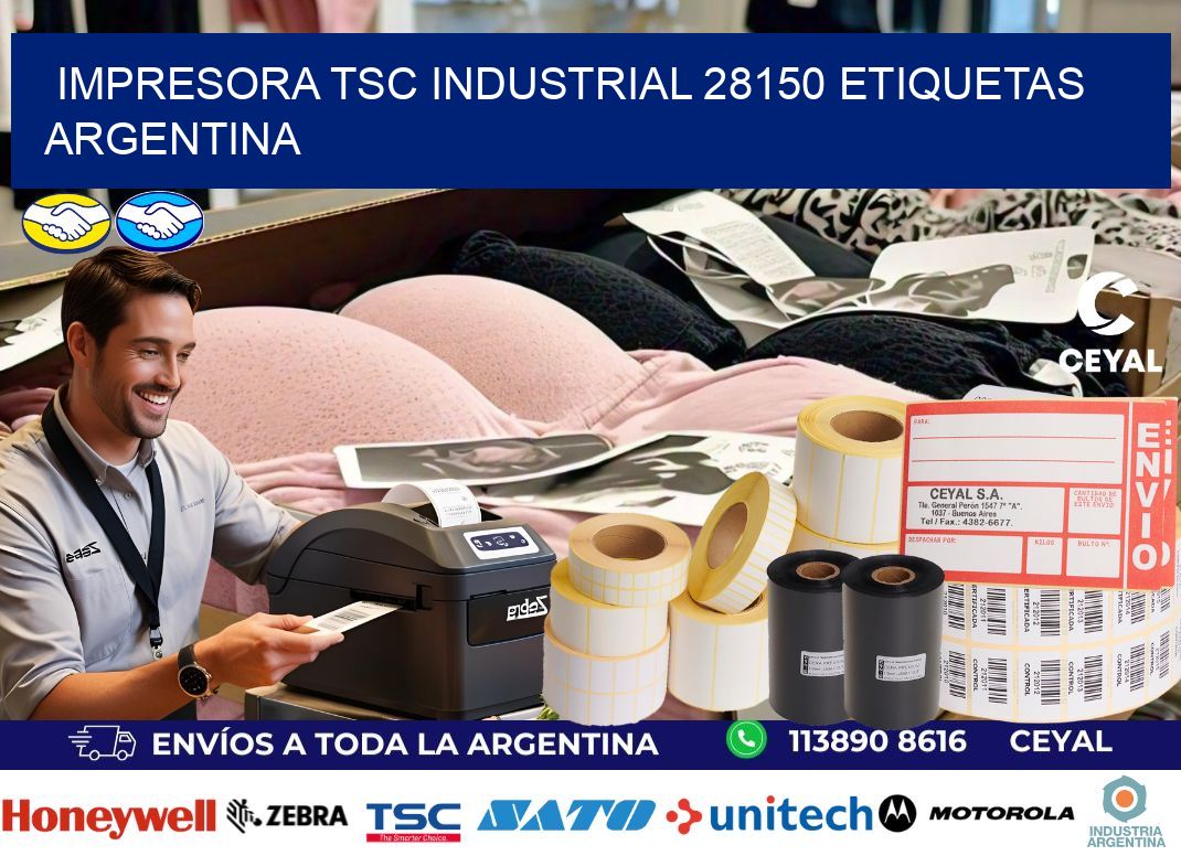 Impresora tsc industrial 28150 etiquetas argentina