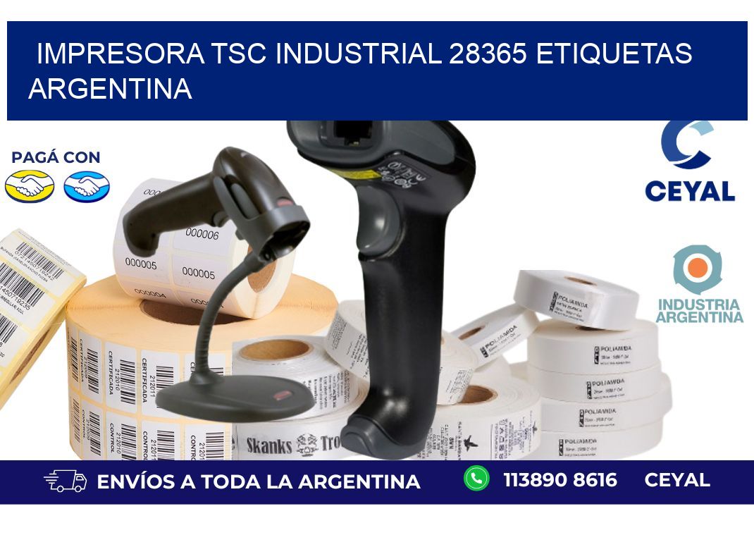 Impresora tsc industrial 28365 etiquetas argentina