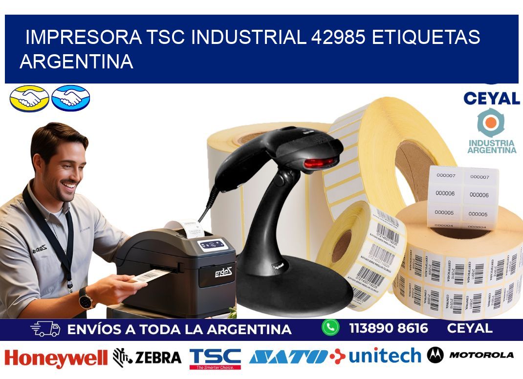 Impresora tsc industrial 42985 etiquetas argentina
