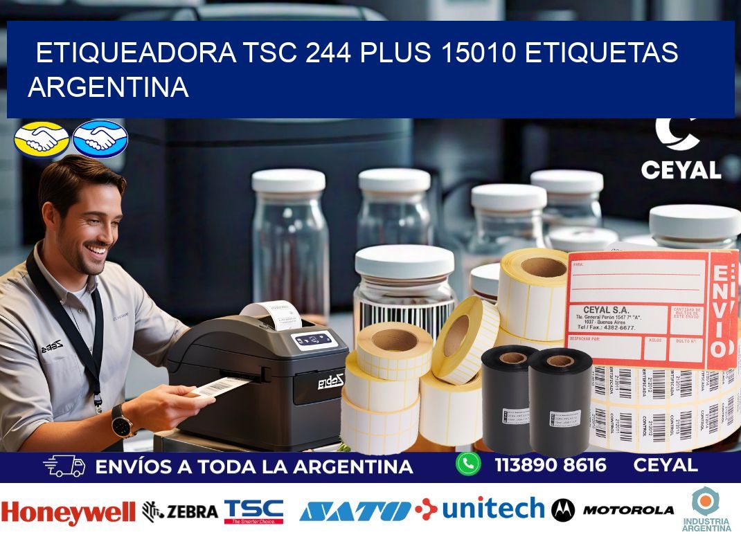 etiqueadora tsc 244 plus 15010 etiquetas argentina