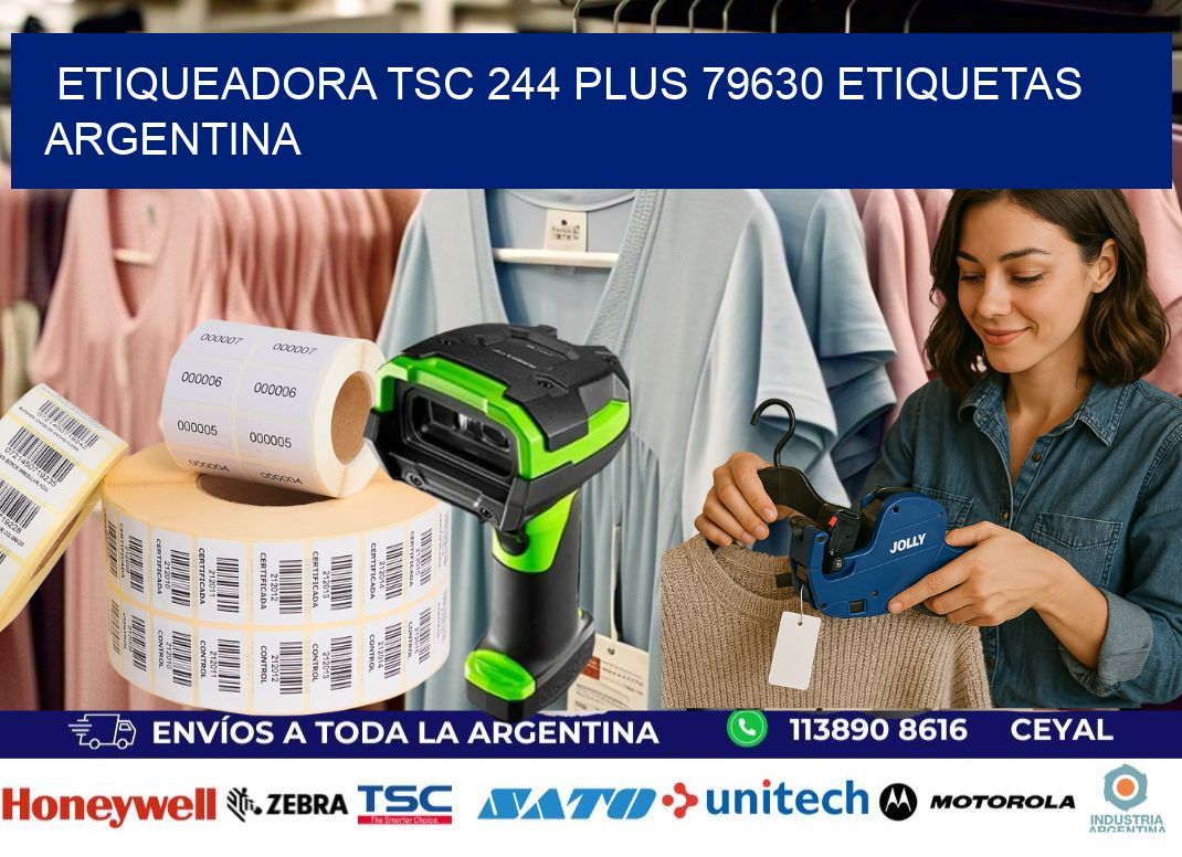 etiqueadora tsc 244 plus 79630 etiquetas argentina