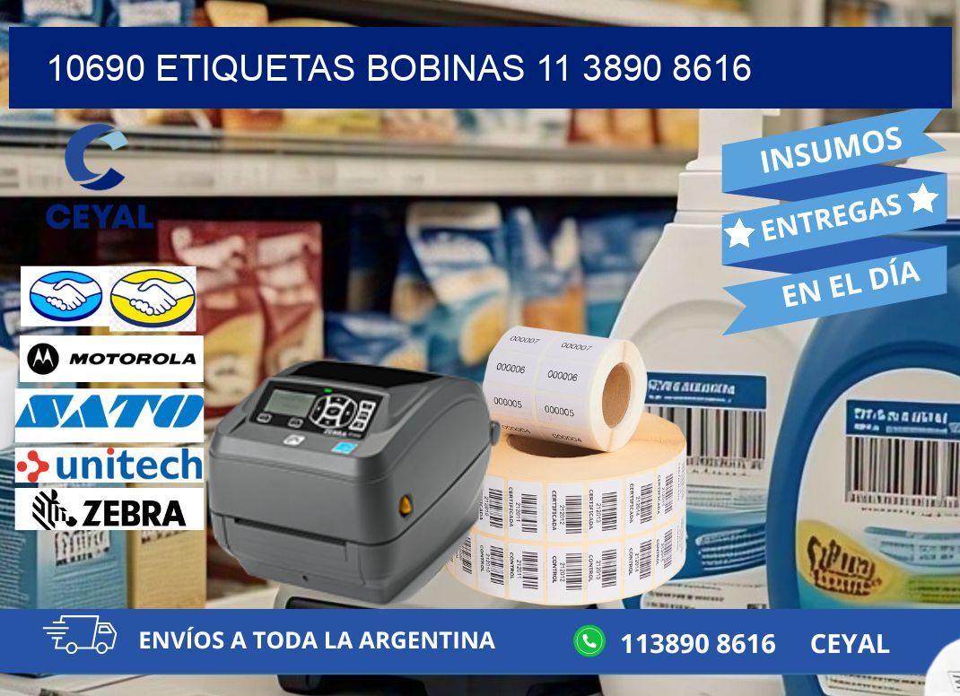 10690 ETIQUETAS BOBINAS 11 3890 8616