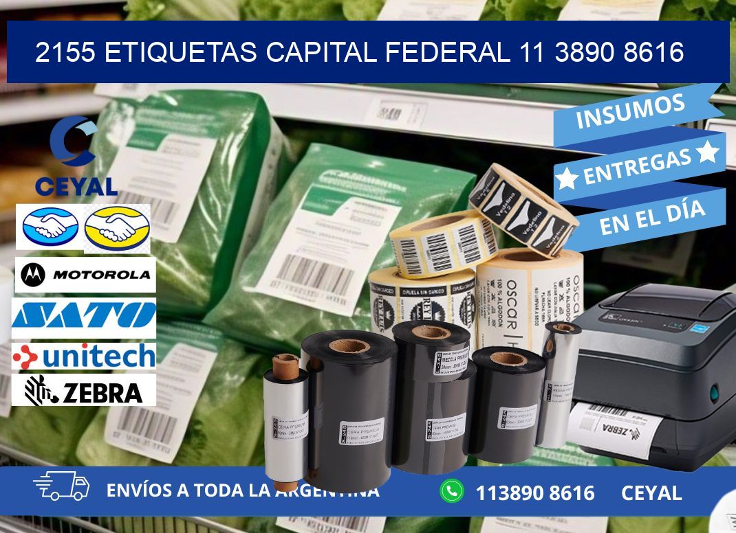2155 ETIQUETAS CAPITAL FEDERAL 11 3890 8616