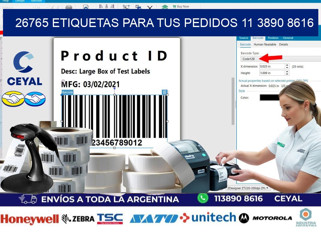 26765 ETIQUETAS PARA TUS PEDIDOS 11 3890 8616