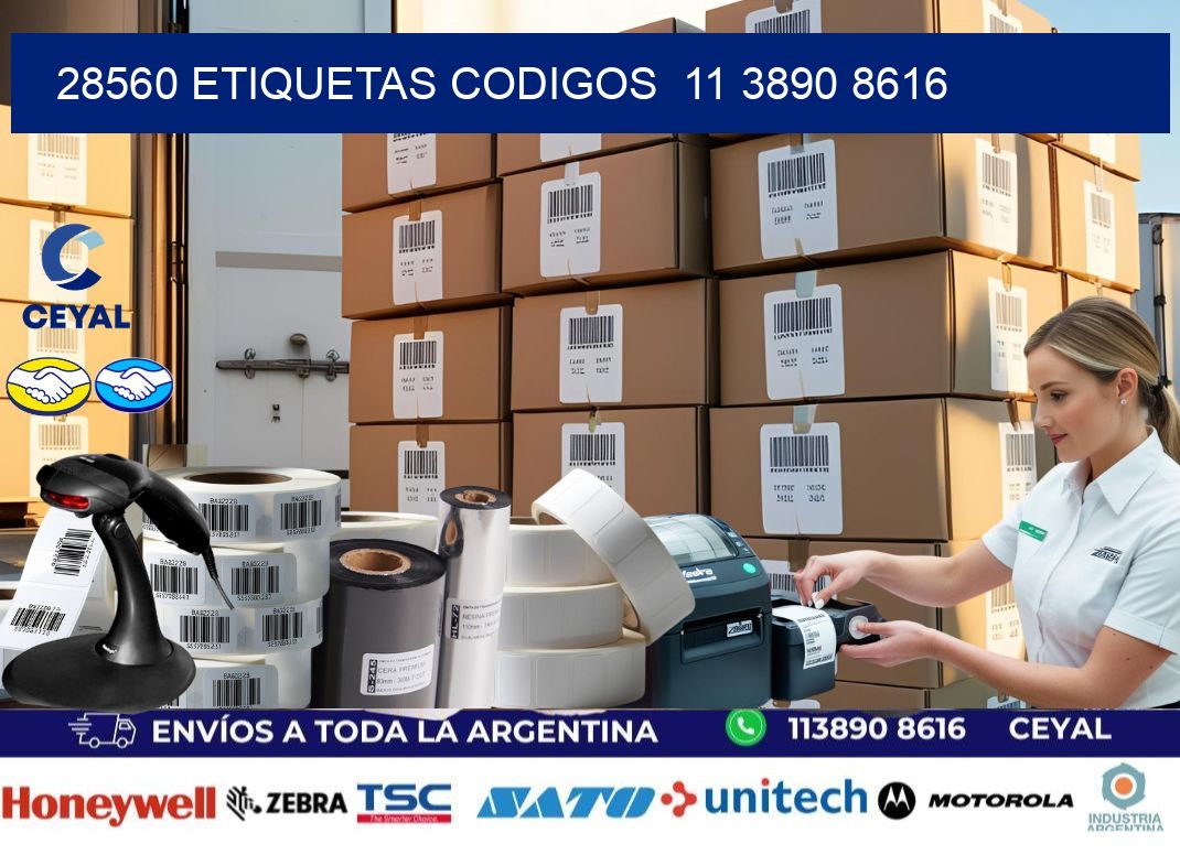 28560 ETIQUETAS CODIGOS  11 3890 8616